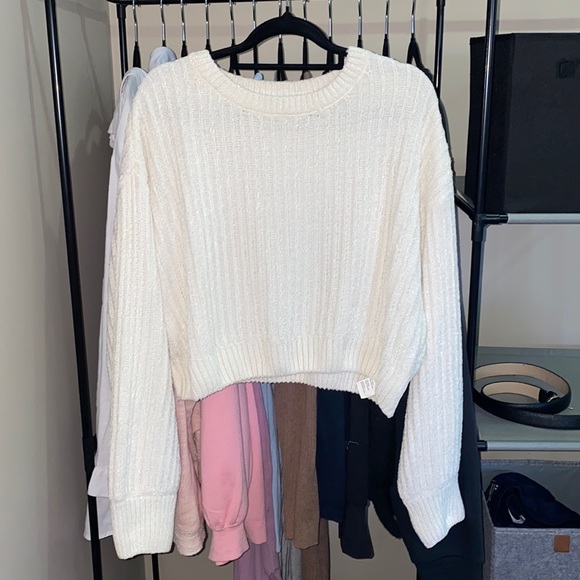Cotton On | Sweaters | Cotton On Cropped White Knit Jumper | Poshmark